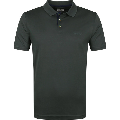 Vêtements Homme T-shirts & Polos State Of Art Polo Mercerized Piqué Vert Foncé Vert