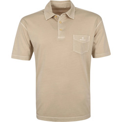Vêtements Homme T-shirts & Polos Gant Polo Jersey Sunfaded Beige Beige