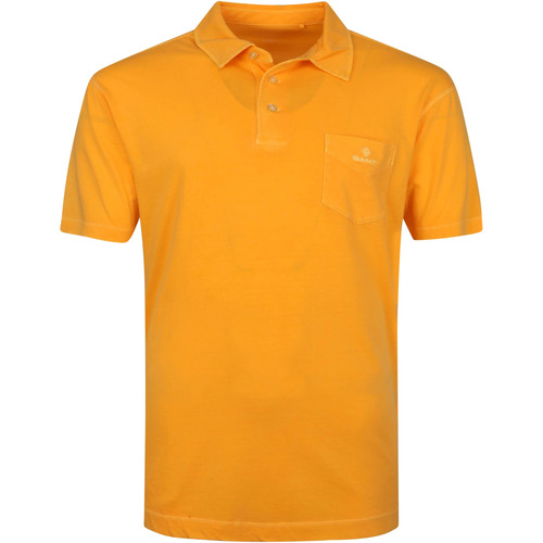 Vêtements Homme Shield Piqué Polo Bleu Clair Gant Polo Jersey Sunfaded Orange Orange