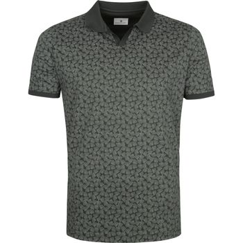 Vêtements Homme T-shirts & Polos State Of Art Polo Vert Foncé Imprimé Vert