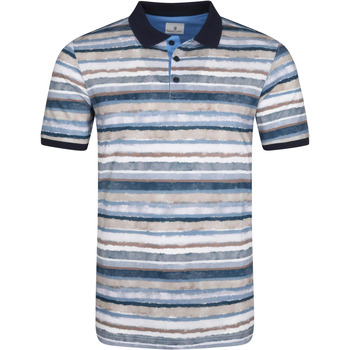 Vêtements Homme T-shirts & Polos State Of Art Polo Rayures Bleu Bleu