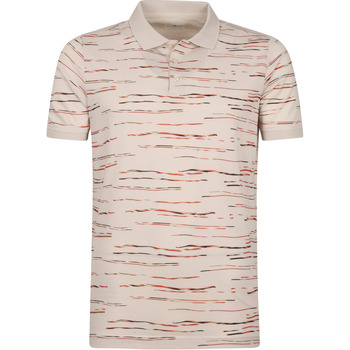 t-shirt state of art  polo impression beige 
