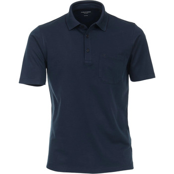 Vêtements Homme T-shirts & Polos Casa Moda Polo Bleu Foncé Bleu