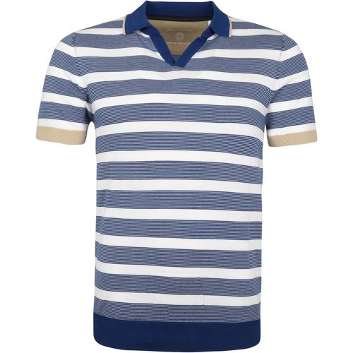 Vêtements Homme T-shirts & Polos Blue Industry M23 Polo Rayures Bleu Bleu