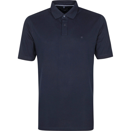 Vêtements Homme John Richmond logo print short-sleeve polo shirt Casa Moda Polo Stretch Bleu Foncé Bleu