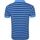 Vêtements Homme T-shirts & Polos Sun68 Polo Cold Dye Rayures Bleu Bleu