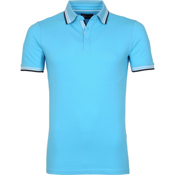 Vêtements Homme T-shirts cups & Polos Suitable Polo Brick Agua Bleu Bleu