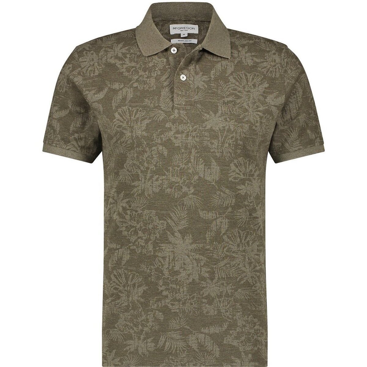 Vêtements Homme T-shirts & Polos Mcgregor Polo Imprimé Vert Foncé Vert
