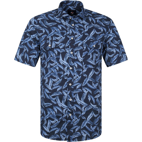 Vêtements Homme Chemises manches longues Suitable MC Chemise Paul Bleu Foncé Bleu