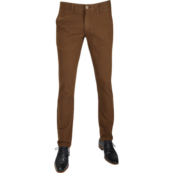 pantalon suitable  chino oakville design marron 
