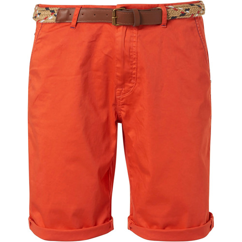 Vêtements Homme Pantalons No Excess Short Garment Dye Orange Orange