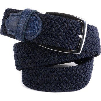 ceinture suitable  ceinture tissée bleu foncé 
