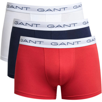 Sous-vêtements Homme Caleçons Gant Boxers Lot de 3 Multicolores Rouge