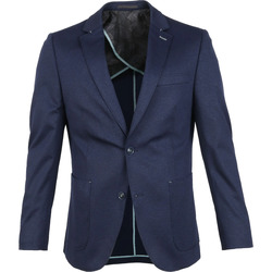 Vêtements Homme Vestes / Blazers Suitable Veste de costume Sharespoint Bleu Foncé Bleu