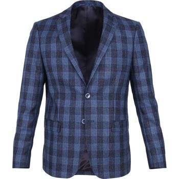Vêtements Homme Vestes / Blazers Suitable Serviettes de plage Bleu Bleu