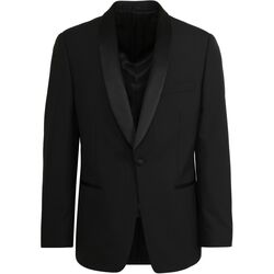 Vêtements Homme Costumes  Suitable Veste de Costume Manhattan Mix Laine Noir Noir