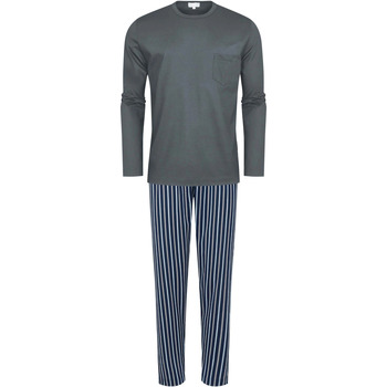 pyjamas / chemises de nuit mey  pyjama portimo long gris 