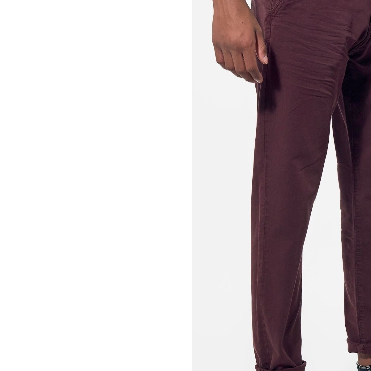 Vêtements Homme Pantalons Kaporal - chino - bordeaux Bordeaux