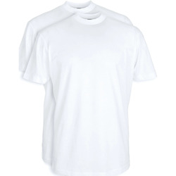 Vêtements Homme Fitness / Training Suitable Obra T-Shirt à Col Rond Haut Blanc 2-Pack Blanc