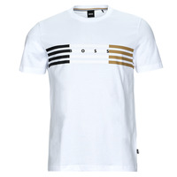 Vêtements Homme T-shirts manches courtes BOSS TIBURT 332 Blanc