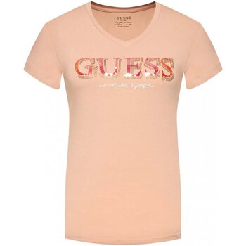 Vêtements Femme T-shirts & Polos Guess W2GI05 J1300 Rose