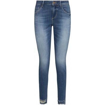 Vêtements Femme Print Jeans slim Guess W2RA99 D4KM2 Bleu