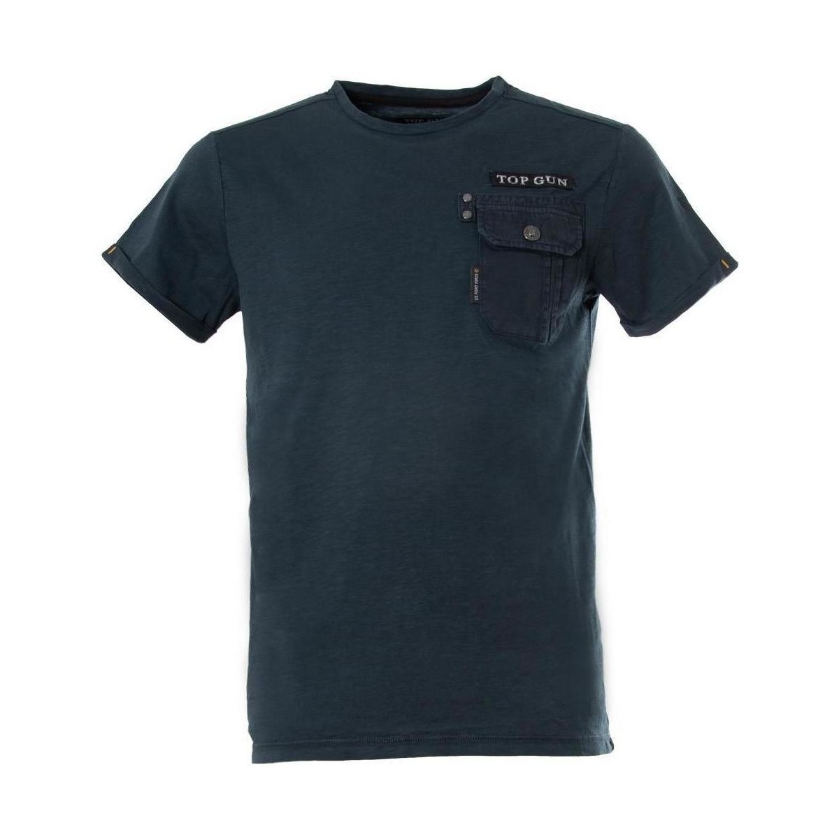 Vêtements Homme Débardeurs / T-shirts sans manche Top Gun TEE SHIRT TG-TS-109 DEEP BLUE Bleu