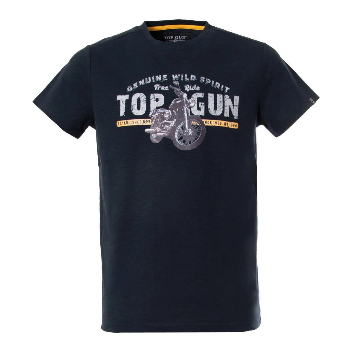 Vêtements Homme Débardeurs / T-shirts sans manche Top Gun TEE SHIRT TG-TS-106 NAVY Bleu
