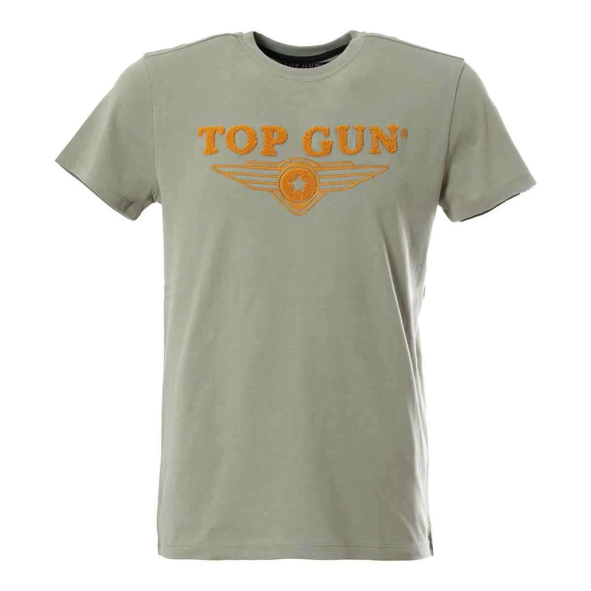 Vêtements Homme Débardeurs / T-shirts sans manche Top Gun TEE SHIRT TG-TS03 ARMY KHAKI Vert