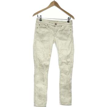 jeans gap  jean slim femme  36 - t1 - s blanc 