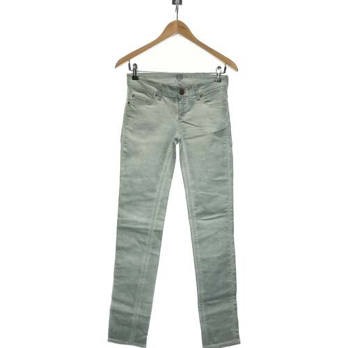 Vêtements Femme Yrs Jeans Promod Yrs jean droit femme  36 - T1 - S Vert Vert