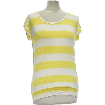 Vêtements Femme T-shirts & Polos Breal top manches courtes  40 - T3 - L Jaune Jaune