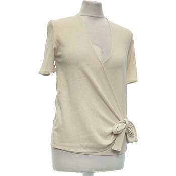 Vêtements Femme T-shirts & Polos Mango top manches courtes  36 - T1 - S Beige Beige