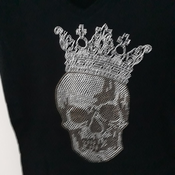 Gildan Tee-shirt Gildan motif tête de mort Noir