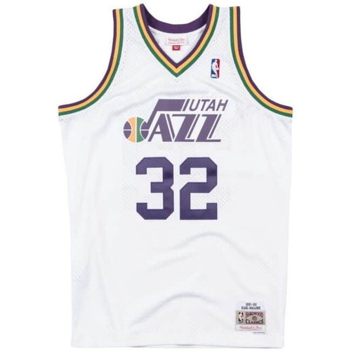 Vêtements T-shirts manches courtes et tous nos bons plans en exclusivité Maillot NBA Karl Malone Utah J Multicolore
