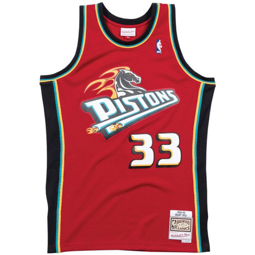 Vêtements Tops / Blouses Mitchell And Ness Maillot NBA Grant Hill Detroit Multicolore