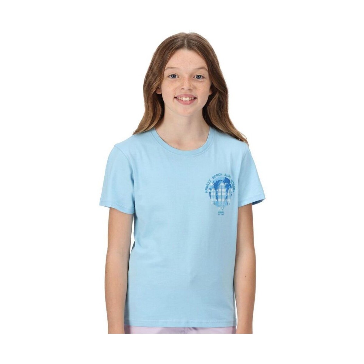 Vêtements Enfant T-shirts manches longues Regatta  Bleu