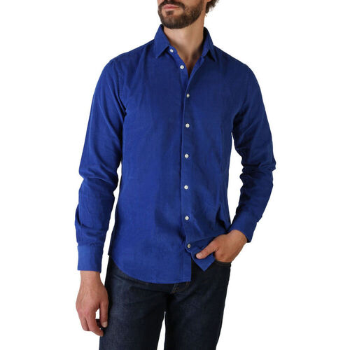 Vêtements Homme Chemises manches longues Tommy Hilfiger - tt0tt08247 Bleu