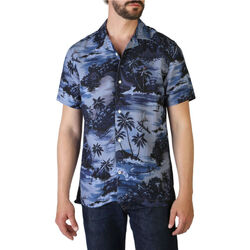 Vêtements Homme Chemises manches longues Tommy Hilfiger - mw0mw17567 Bleu