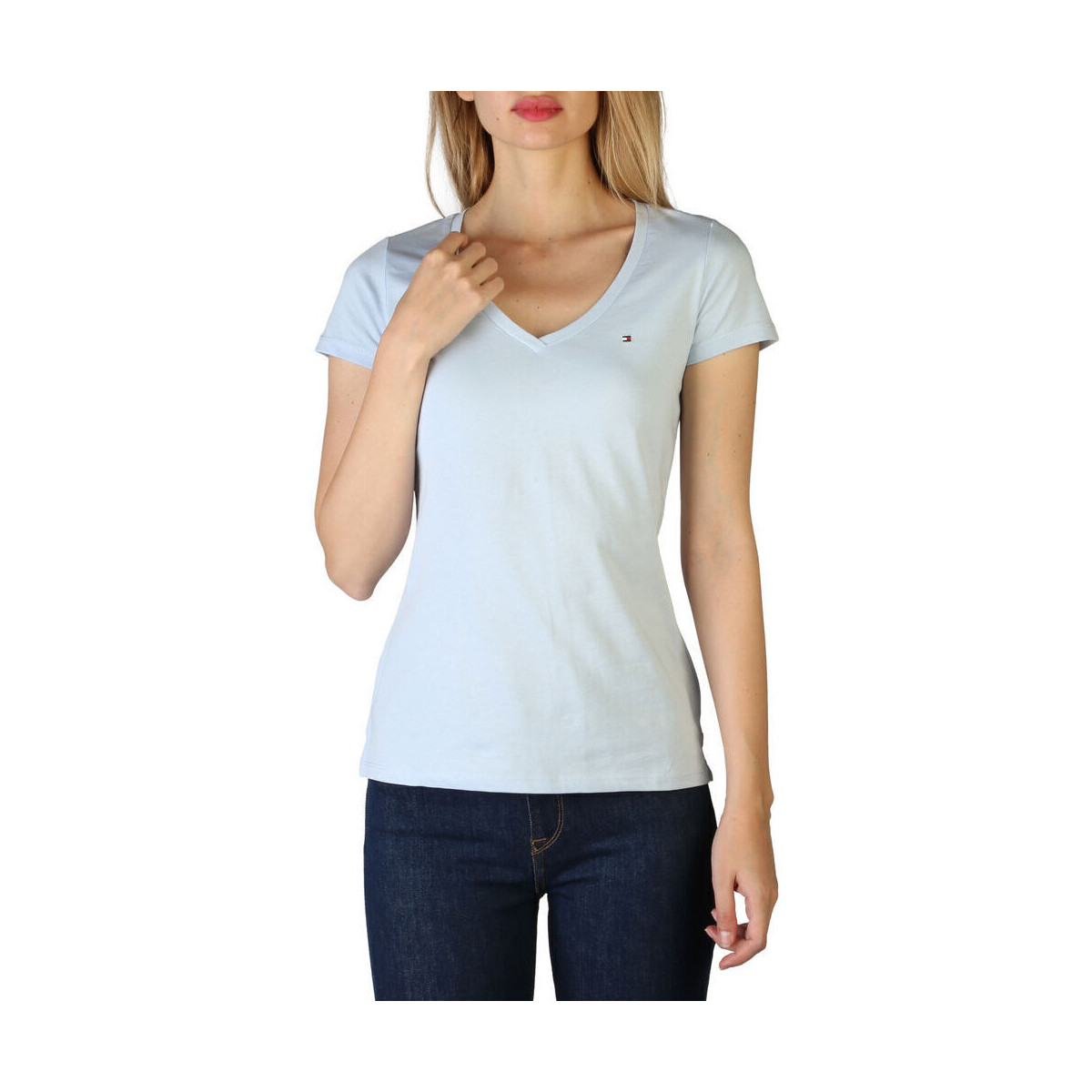 Vêtements Femme T-shirts manches courtes Tommy Hilfiger - xw0xw01641 Bleu