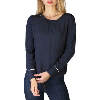Sweat Top Dark Blue Sweatshirt Femmes Sweater Chemise Manches Longues Shirt Pull Joop 