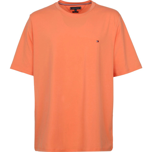 Vêtements Homme T-shirts & Polos Tommy Hilfiger T-Shirt Big and Tall Stretch Orange Orange