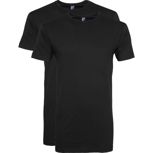 Vêtements Homme T-shirts & Polos Alan Red T-Shirt Derby Extra Long Noir (Lot de 2) Noir