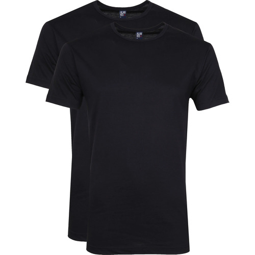 Vêtements Homme T-shirts & Polos Alan Red T-Shirt Derby Col Rond Marine (Lot de 2) Bleu