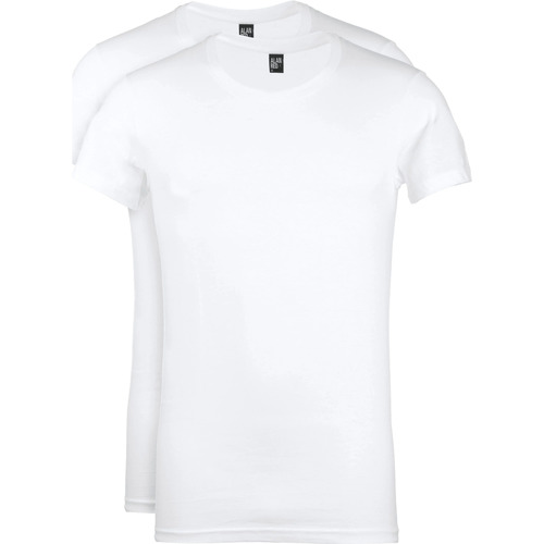 Vêtements Homme T-shirts & Polos Alan Red James Col Rond Large Blanc (lot de 2) Blanc