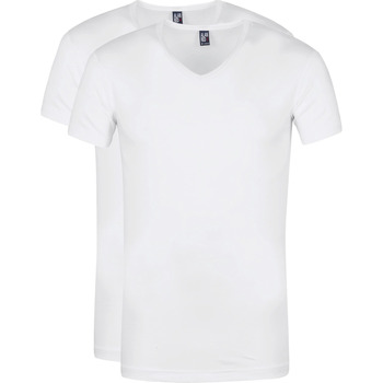 Alan Red T-Shirt Oklahoma Stretch Blanc (Lot de 2) Blanc