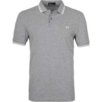 Vêtements Homme Polos manches courtes Fred Perry  Gris