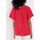Vêtements Femme T-shirts manches courtes La Fiancee Du Mekong Top évasé gaze de coton XALADA Rouge