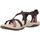 Chaussures Femme Sandales et Nu-pieds Skechers SANDALE  REGGAE SLIM SUN ARRAY MARRON Marron