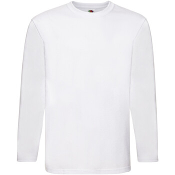 Vêtements Homme T-shirts manches longues Fruit Of The Loom 61042 Blanc